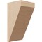 Ekena Millwork 8"W x 8"D x 16"H Wide Concord Rough Cedar Woodgrain TimberThane Corbel, Primed Tan CORUR08X08X16CONRCPR - alternate 1